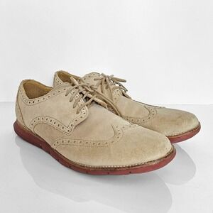 Cole Haan Grand OS Men Shoes Suede Wingtip Oxford Size 10